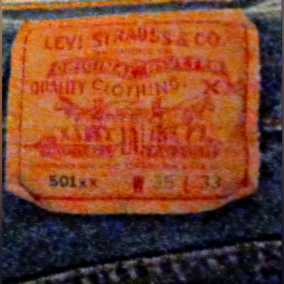 Levi's 501XX 35 x 33 Selvedge Denim Made in USA WPL 423 - Picture 2 of 8